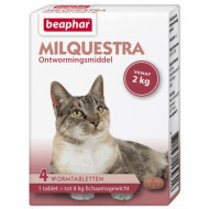 Beaphar Milquestra Ontwormingsmiddel voor de kat (tabletten) 12 tabletten