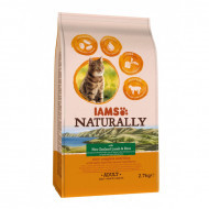 Iams Naturally Adult met lam & rijst kattenvoer 2,7 kg