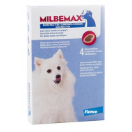 Milbemax kauwtabletten kleine honden en puppies 4 tabletten