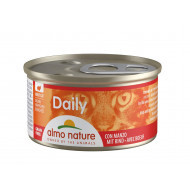 Almo Nature Daily Hapje met rund natvoer kat (85 g) 48 x 85 g