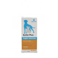 No Worm Exitel Plus voor honden vanaf 0,5 kg 8 tabletten