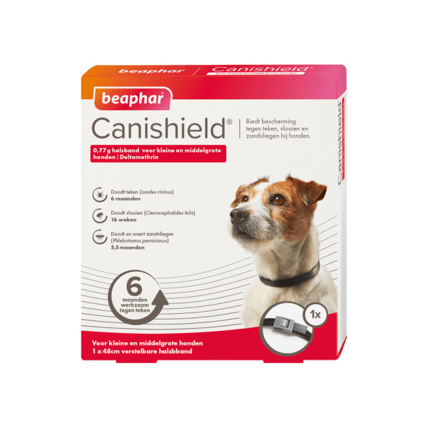 Beaphar Canishield Halsband Hond klein/middelgroot 2 stuks