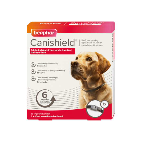 Beaphar Canishield Halsband Hond Groot 2 stuks