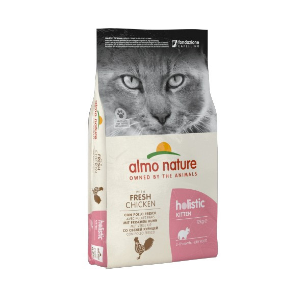 Almo Nature Kitten verse kip kattenvoer 3 x 2 kg