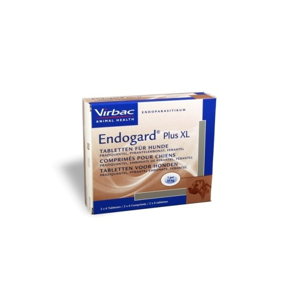 Virbac Endogard Plus XL Ontwormingsmiddel Grote hond 36 tabletten