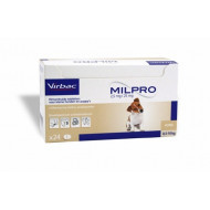 Virbac Milpro Kleine honden en puppies 24 tabletten