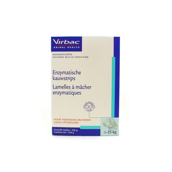 Virbac C.E.T. Kauwstrips hond 25+ kg (226 gr.) 2 x 226 g