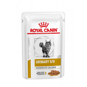 Royal Canin Veterinary Urinary S/O Moderate Calorie natvoer kat 1 doos (12 x 85 g)