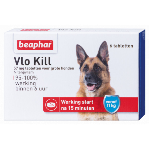 Beaphar Vlo Kill (vanaf 11 kg) hond 24 tabletten