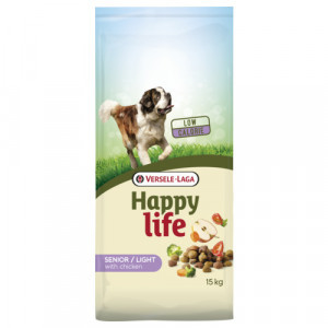 Happy Life Senior/Light hondenvoer 2 x 15 kg