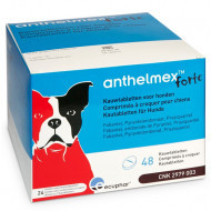 Anthelmex Forte Kauwtabletten voor honden 2 tabletten