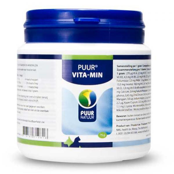 Puur Vita-Min voor hond en kat 2 x 75 g