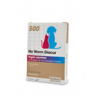 No Worm Diacur 500 voor hond en kat 10 tabletten