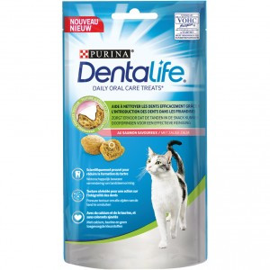 DentaLife Daily Oral Care zalm kattensnack 40 gram 4 x 40 g