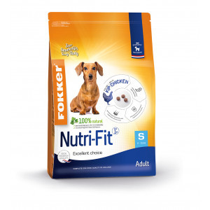 Fokker Nutri-Fit S hondenvoer 2 x 2,5 kg