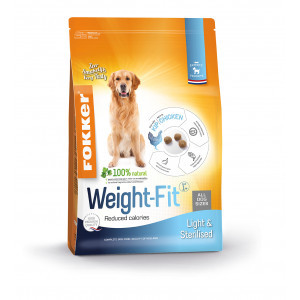 Fokker Weight-Fit Light & Sterilised hondenvoer 2,5 kg