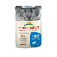 Almo Nature Sterilised met kabeljauw natvoer kat (70 g) 60 x 70 g