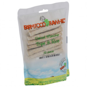 Farm Food Rawhide Dental Munchie met pens en rijst - 35 stuks 3 Zakken