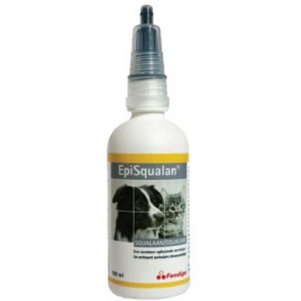 EpiSqualan Oorreiniger voor hond en kat 2 x 100 ml