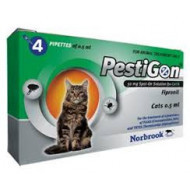 Pestigon Spot-On voor katten 2 x 4 pipetten