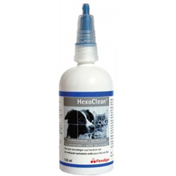 Hexoclean Oorreiniger voor hond en kat 3 x 150 ml