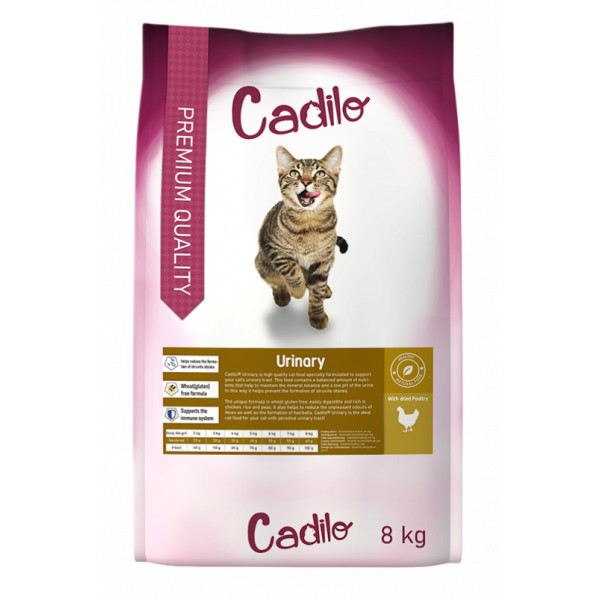 Cadilo Urinary - premium kattenvoer 2 x 8 kg