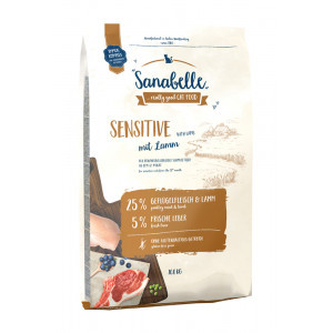 Sanabelle Sensitive kattenvoer met lam 2 x 10 kg