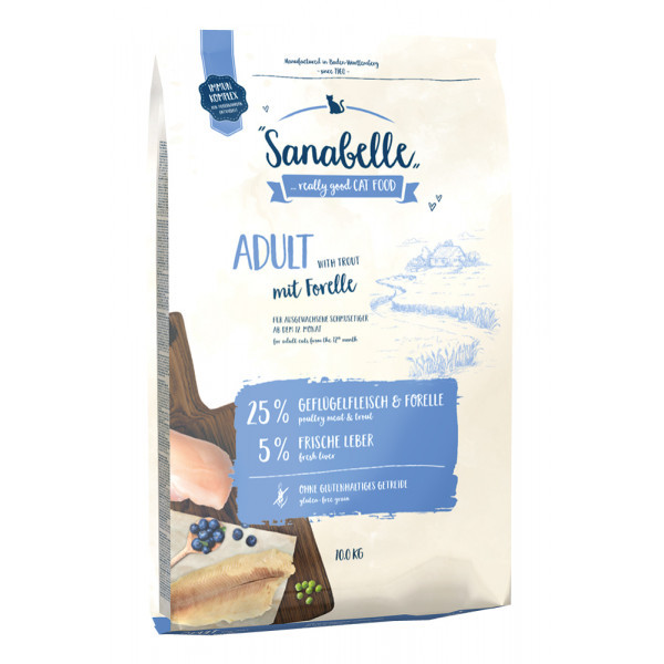 Sanabelle Adult kattenvoer met forel 2 kg