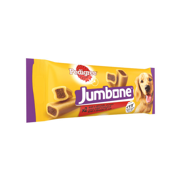 Pedigree Jumbone Medium met rund & gevogelte hondensnack 12 x 180 g