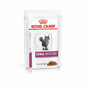 Royal Canin Veterinary Renal met vis natvoer kat 1 doos (12 x 85 g)