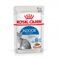 Royal Canin Indoor Sterilised in gravy natvoer kat 1 doos (12 x 85 g)