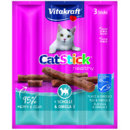 Vitakraft Catstick Healthy schol & omega-3 kattensnack 10 x 3 sticks