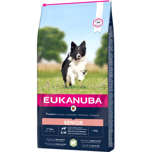 Eukanuba Senior Small Medium met lam & rijst hondenvoer 2 x 12 kg