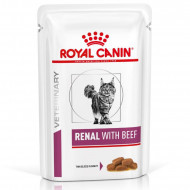 Royal Canin Veterinary Renal met rund natvoer kat 8 dozen (96 x 85 g)