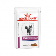 Royal Canin Veterinary Renal met kip natvoer kat 2 dozen (24 x 85 g)