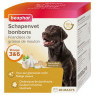 Beaphar Schapenvet bonbons met knoflook voor de hond 5 verpakkingen