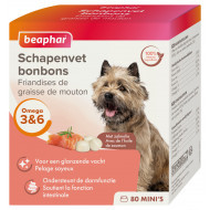 Beaphar Schapenvet Mini bonbons met zalm voor de hond 2 verpakkingen