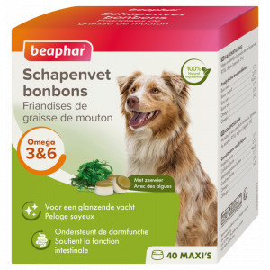 Beaphar Schapenvet bonbons met zeewier voor de hond 1 verpakking