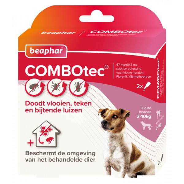 Beaphar Combotec antivlomiddel hond 2 x 2 pipetten 20-40 kg