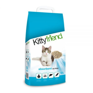 Kitty Friend Absorbent kattenbakvulling 2 x 10 liter