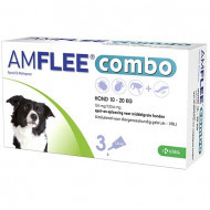 Amflee Combo Spot-On 134 mg hond M 10 - 20 kg 6 x 3 pipetten