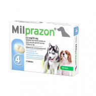 Milprazon Ontwormingsmiddel hond en puppy (0,5 - 5 kg) 4 tabletten