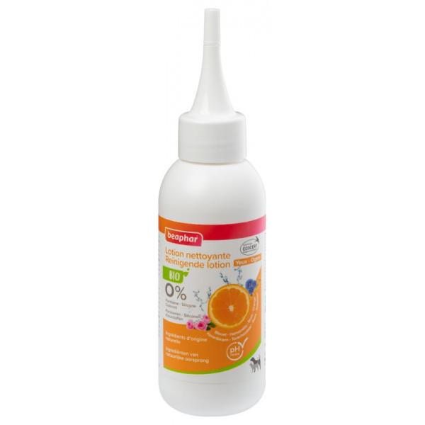 Beaphar Bio reinigende ooglotion voor hond en kat 100 ml