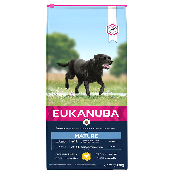 Eukanuba Mature Large Breed met kip hondenvoer 15 kg