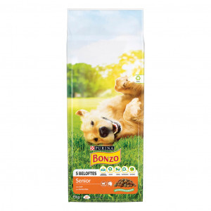 Purina Bonzo Senior hondenvoer met kip en groenten 15 kg