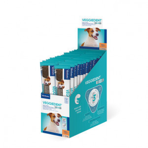 Virbac Veggiedent Single kauwstrips hond S (30 st.) 2 dozen (60 stuks)