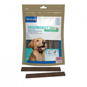 Virbac Veggiedent Zen kauwstrips hond L (15 st) 2 verpakkingen