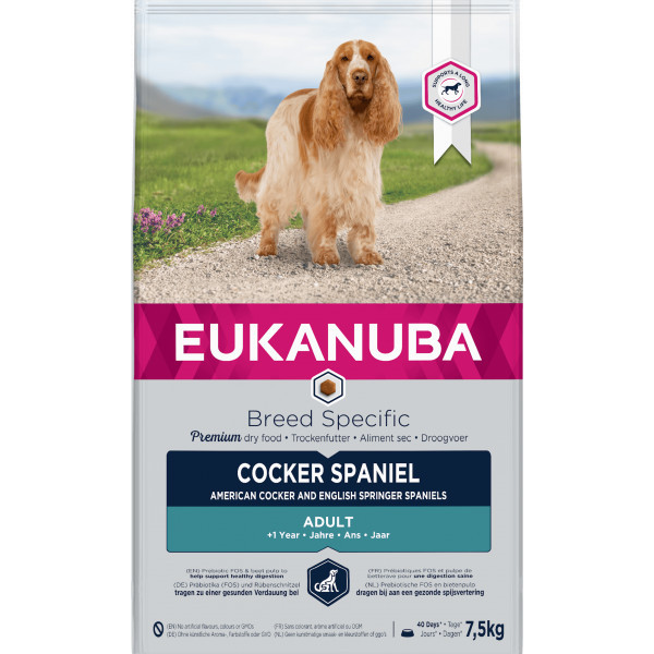 Eukanuba Cocker Spaniel hondenvoer 3 x 7,5 kg