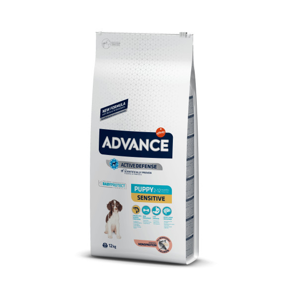 Advance Puppy Sensitive met zalm hondenvoer 2 x 12 kg