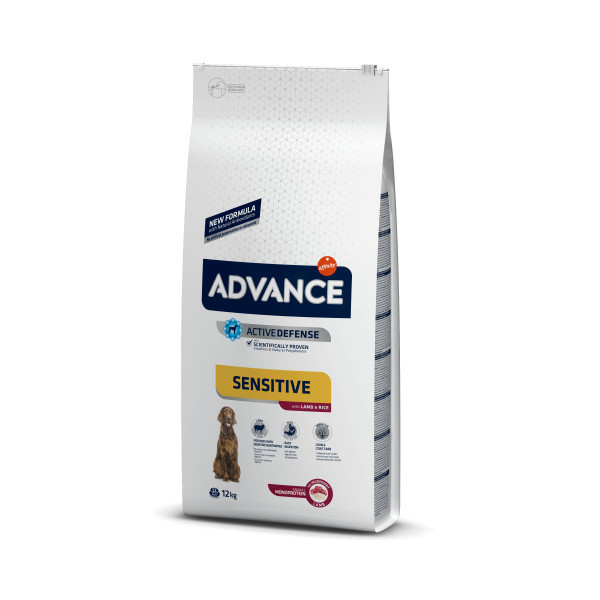 Advance Sensitive met lam en rijst hondenvoer 2 x 12 kg